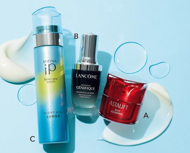 【ダブル不足肌】におすすめの夏のスキンケア 1. 洗顔直後の導入美容液で引き込み肌を育成する