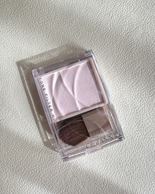 推しコス　マキアエディター　セザンヌ トーンフィルターハイライト 02 フィルターピンク