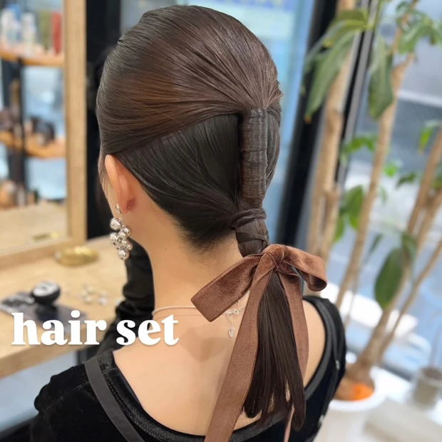 マキアサロン　ヘアセット　