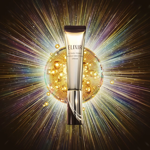 シワ原因に、純粋レチノールが深く効く。エリクシール 新リンクルクリーム