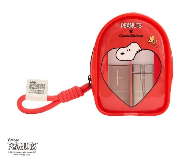 ＜PEANUTS＞ディープモイスチャー トライアルキット（ポーチ入り）