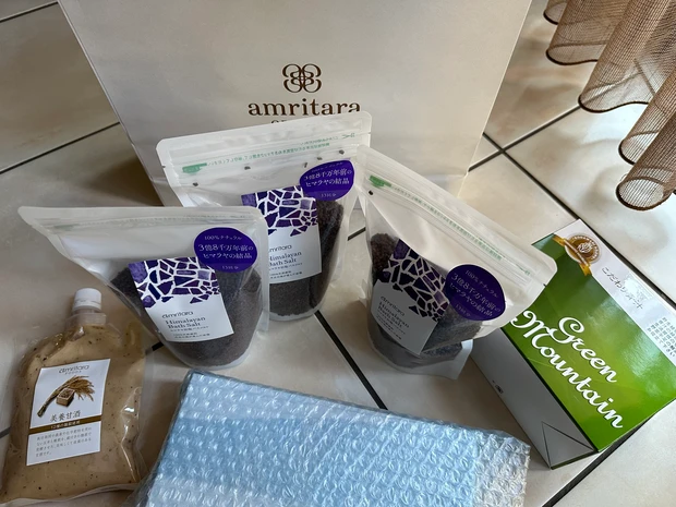 年末のお疲れに逸品を2つご紹介。入浴剤マニアもうならせるアムリターラのバスソルト _2_1