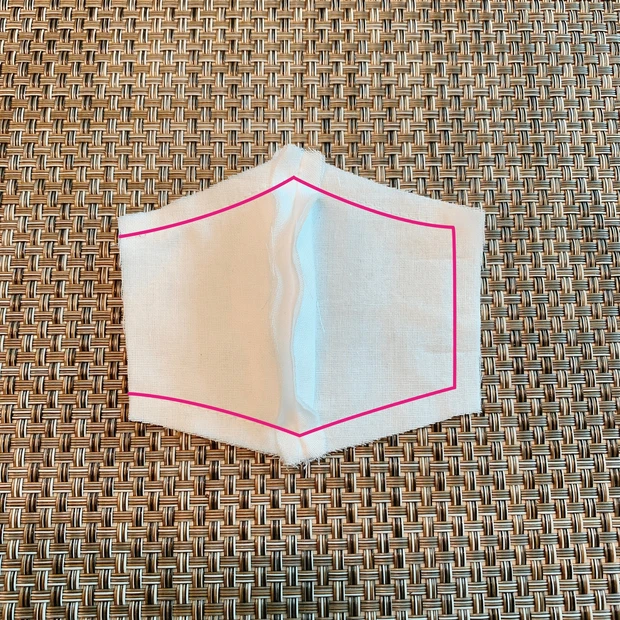 【アベノマスクリメイク】20分で出来る赤ちゃん用マスク　※型紙付_7_1