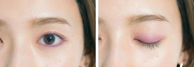 「ルナソル アイカラーレーション 13」で春メイク_色っぽピンクメイク_HOW TO