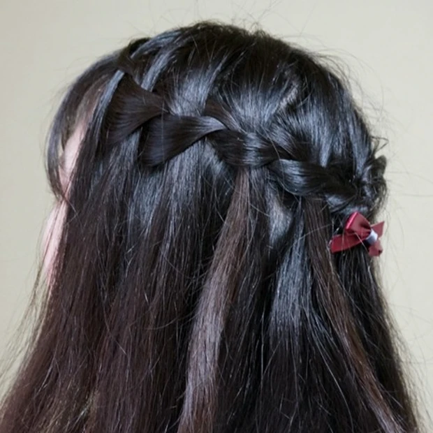 話題のウォーターフォール×くるりんぱヘアアレンジ★後姿で魅せる！