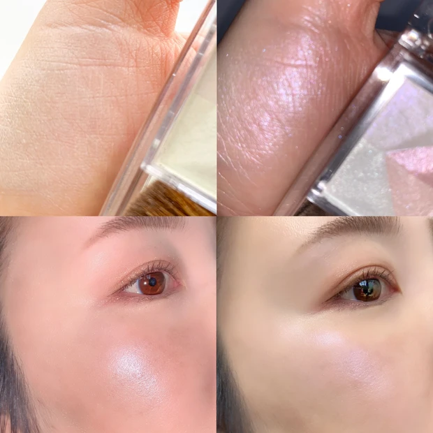 セザンヌ パールグロウハイライト SP2 ロマンスブルーム 限定色 偏光パール