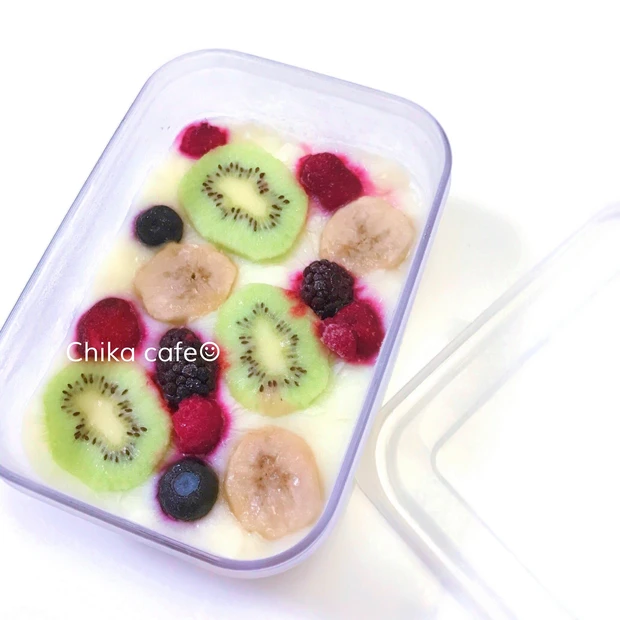 [ちかカフェ]SNSで流行中☆ヘルシーおやつヨーグルトバーク_4