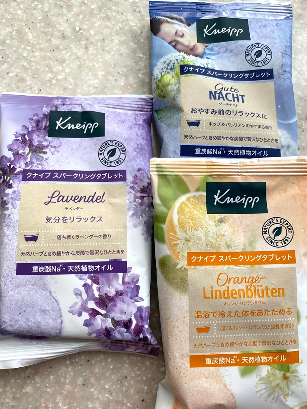 ブランド生誕130年を記念した新製品「クナイプ スパークリングタブレット」クナイプと重炭酸という最強タッグ_2_2