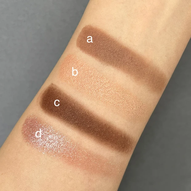 ブルべ冬 アイシャドウ エクシア アイカラー ヴォロンテ 08 スウォッチ