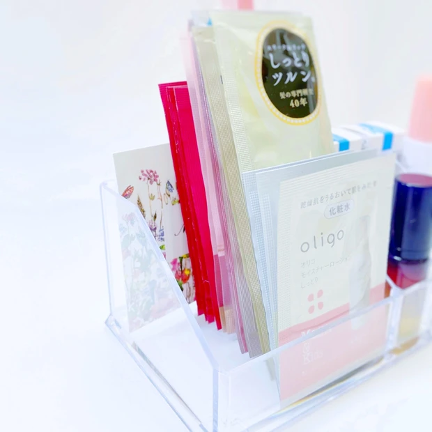 100円ショップのアイテムでコスメサンプルをわかりやすく収納しよう⭐︎_2