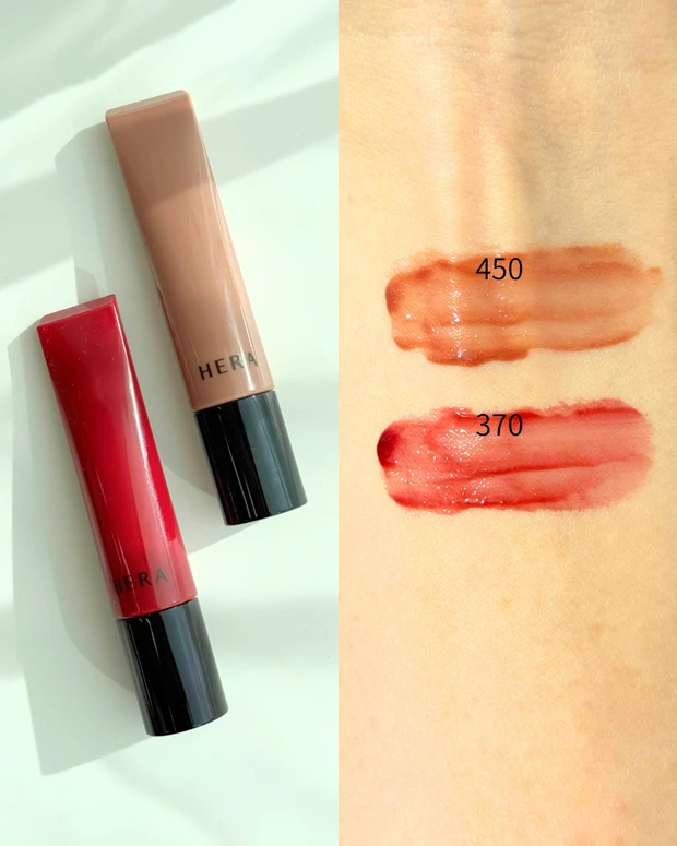 HERA　ヘラ フルーティーグラムティント イエベ秋 おすすめ 450 ブラウンシュガー 370 レッドウッド イエベ秋 おすすめ スウォッチ