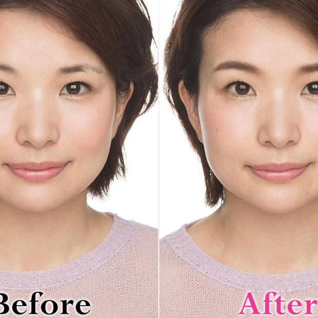 眉間が離れ気味の眉は、“ノーズシャドウ”で自然に寄せてメリハリもアップ!