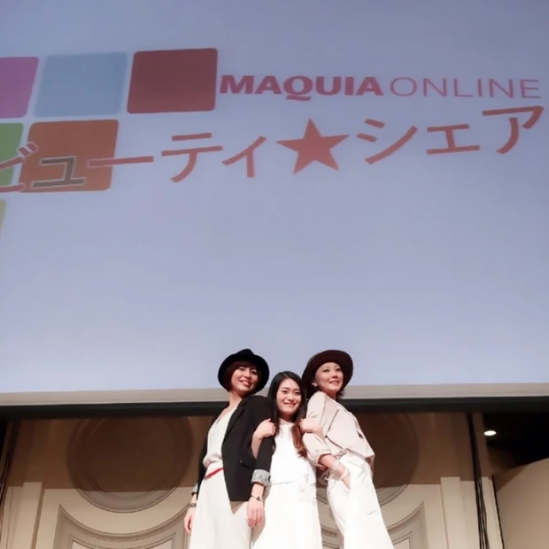 【マキアビューティ★シェア御礼】おきにいり写真。セミナー2ブランド、専属1ブランド、ブース少々、スタートが悪かったと反省。けど楽しかった！