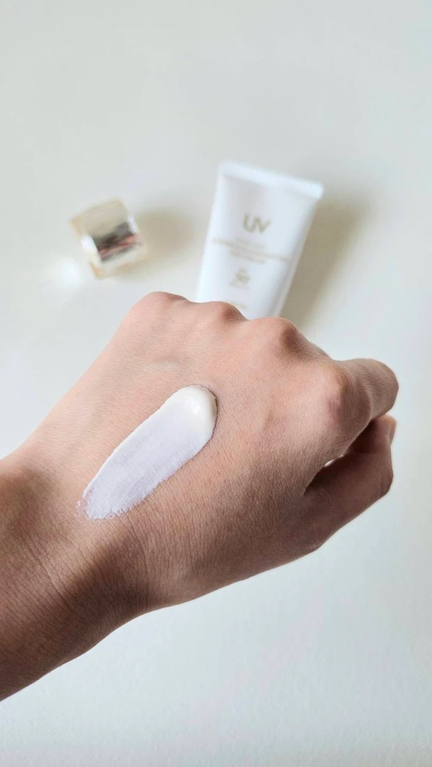 アルビオン、S-UV カット リンクル イルミネイティング デイクリーム、日焼け止め、UVケア、マキア、オッス！推しコス、テクスチャー