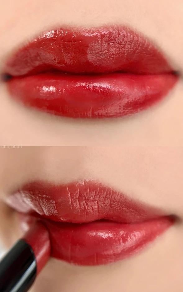 Dior 落ちないリップ ワイルド ローズウッド シャイン×イエベ