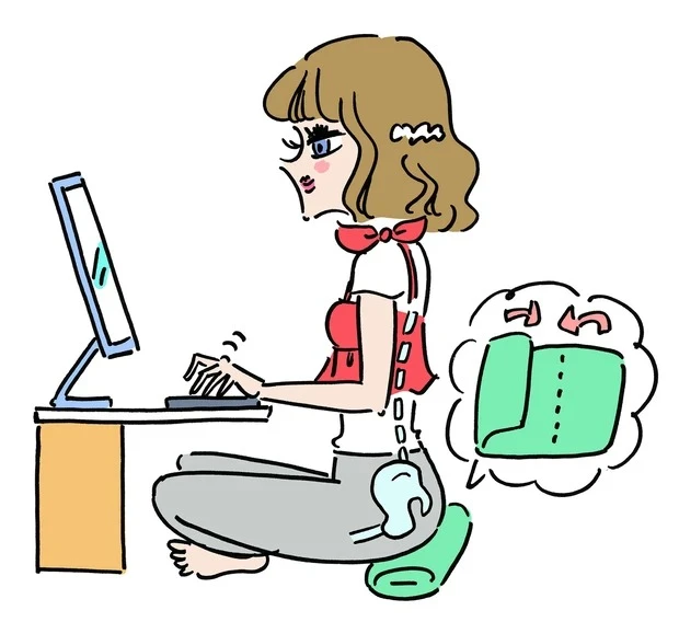 床に座るときにおすすめのタオル