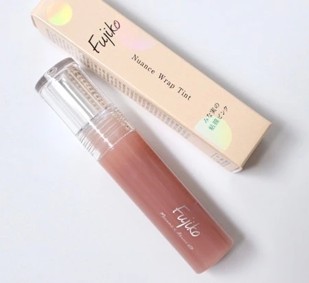 【おすすめ粘膜リップ②】 フジコ(Fujiko)「ニュアンスラップティント」 人気色「みな実の粘膜ピンク」