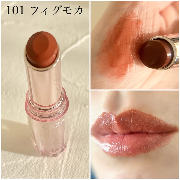 ラスティンググロスリップN 101 フィグモカ スウォッチ