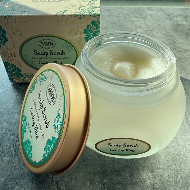 【頭皮（スカルプ）ケア】SABON ［サボン］ヘッドスクラブ リフレッシングでミント香る癒しのバスタイムを【ベタつきオフ】_5