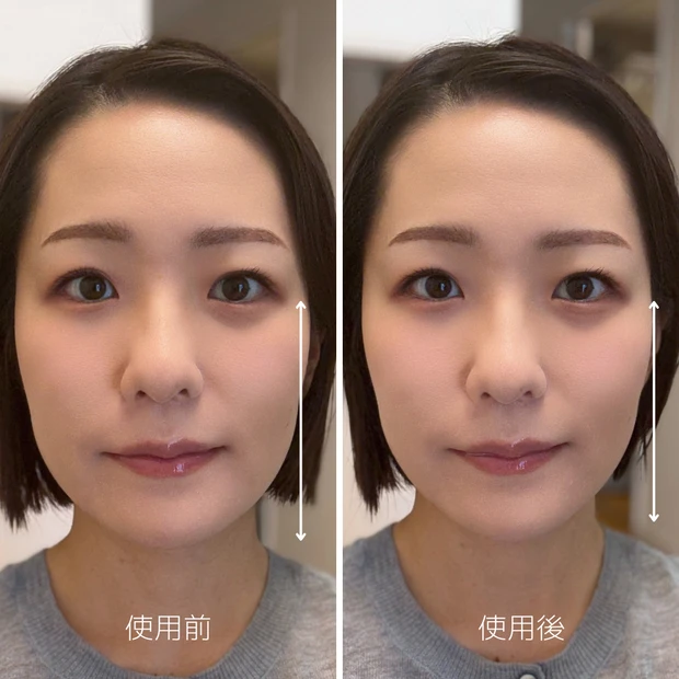 CANMAKE キャンメイク クリーミータッチライナーシアー トゥルーレッド 仕上がり