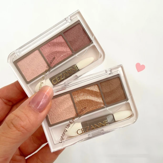 セザンヌ ライティングアップアイシャドウ 全色レビュー