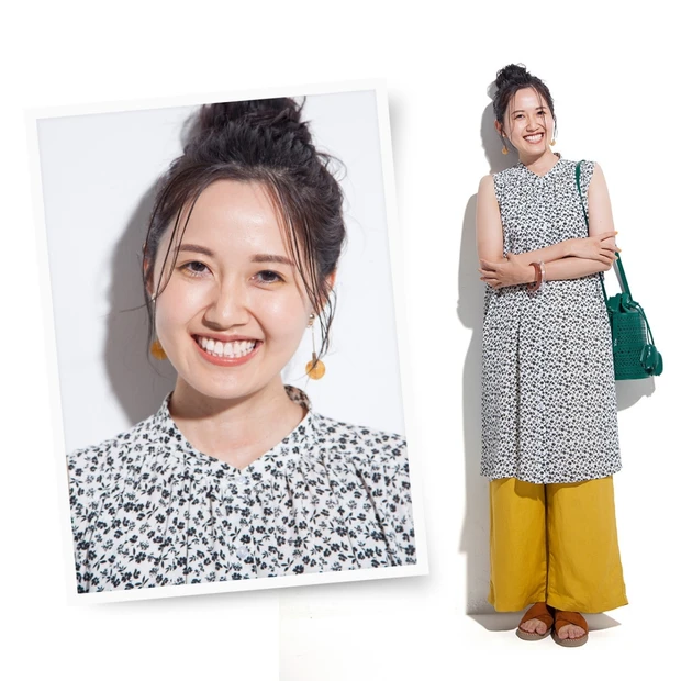 【GUコーデ×似合うヘアアレンジ】街散策を楽しむ日は、トレンドをちりばめ…