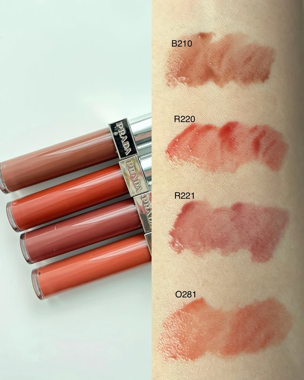 プラダ リフレクション リキッド バーム グロス スウォッチ2