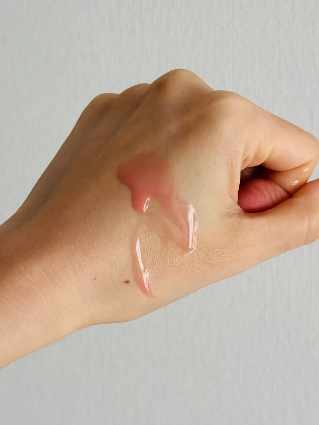 メディキューブのPDRNピンクアンプルのテクスチャー