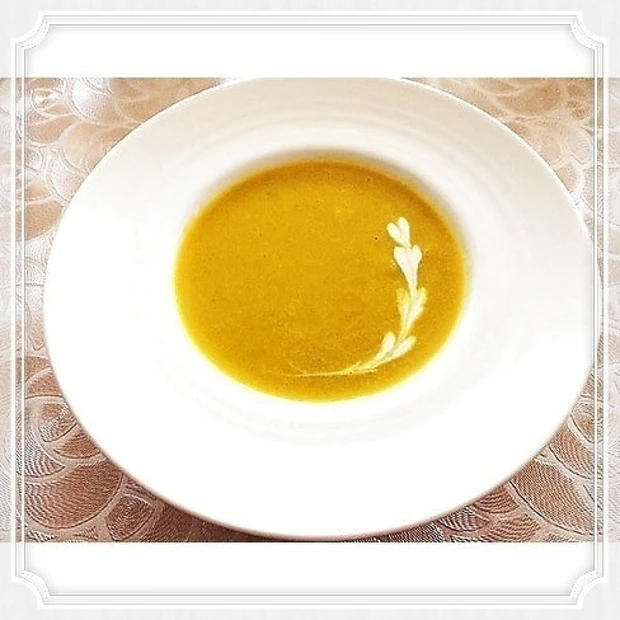 【美肌レシピ】かぼちゃ＆玉葱のスープ