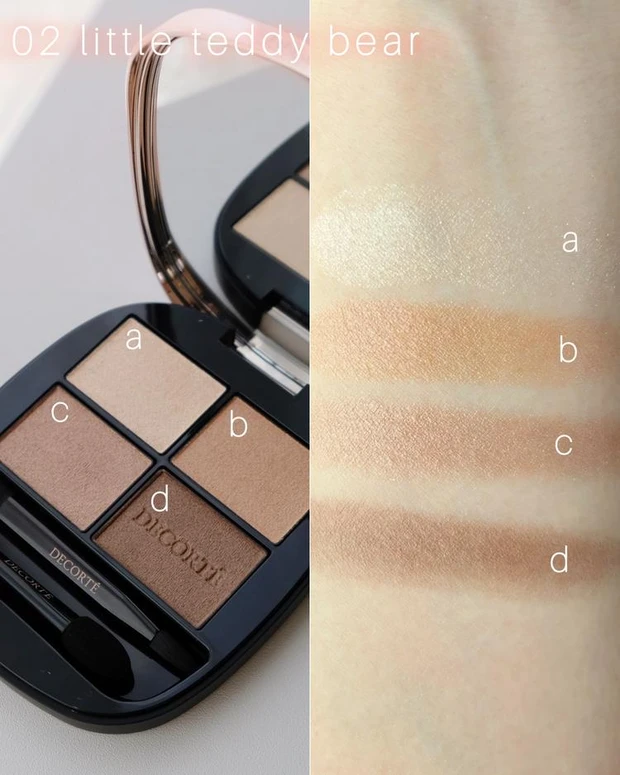 コスメデコルテ スキンシャドウ デザイニング パレット 02 little teddy bear