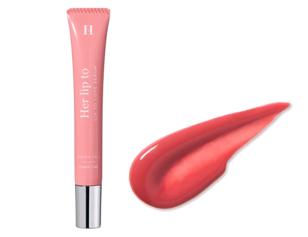 Her lip to BEAUTY LIP TO LOVE SERUM 03 HONEY VEIL