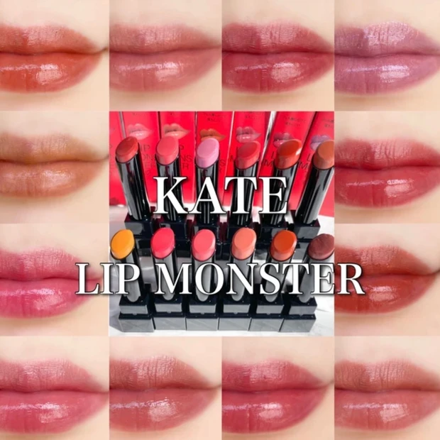 【MYリップモンスター完結！】限定全12色塗ってみた！定番カラーで似ているのはどれ？_29_1