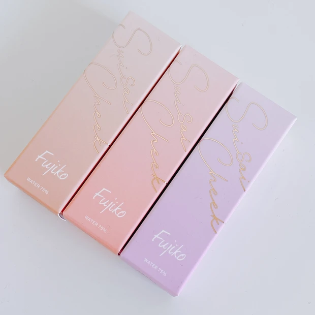 全色レビュー【フジコ新作チーク】1,760円のプチプラコスメ「水彩チーク」☆特徴やブルベの私の仕上がりもご紹介_8_2