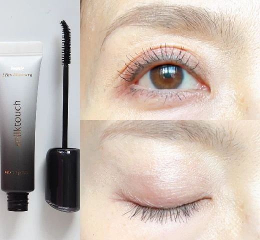 「アイコニックフィルムマスカラ」のスウォッチ