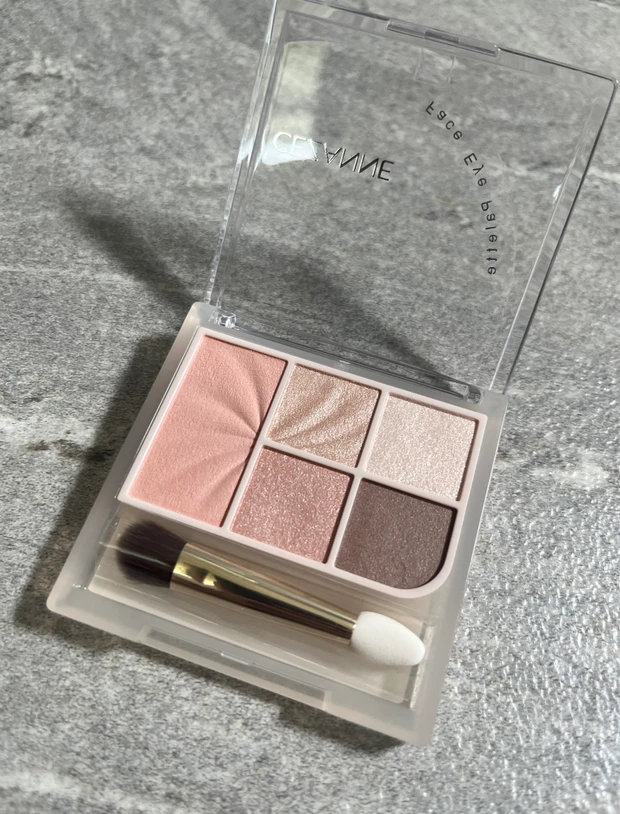 セザンヌ フェイスアイパレット アイシャドウ チーク ハイライト 新作 プチプラ イエベ ブルベ 新作 新色