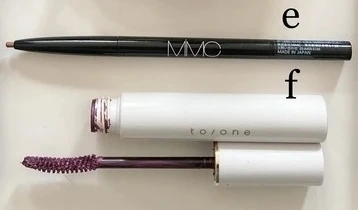 MiMC ミネラルアイライナー 07 ブリックオレンジ to/one ロング ラッシュ マスカラ 05 パープル