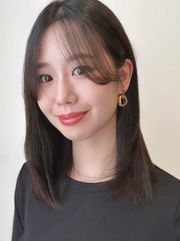 ミディアムレイヤー　名古屋美容室