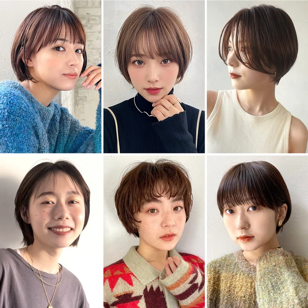 タートルや厚手ニットに似合う！首元すっきりショートヘア・髪型6選｜最新ヘアカタログ