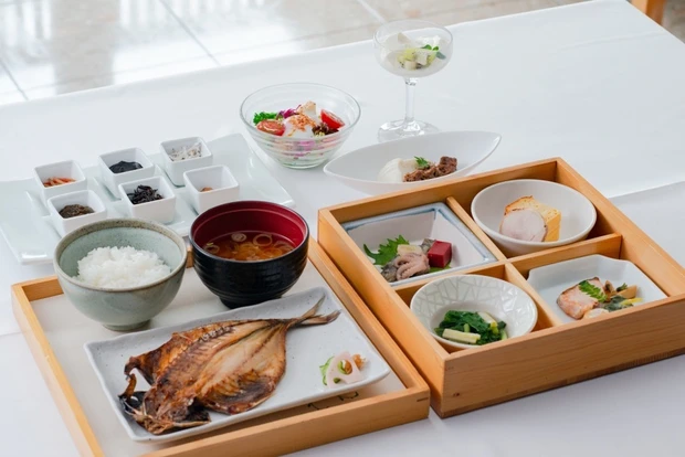 ひとリート　albergo湯楽　朝食