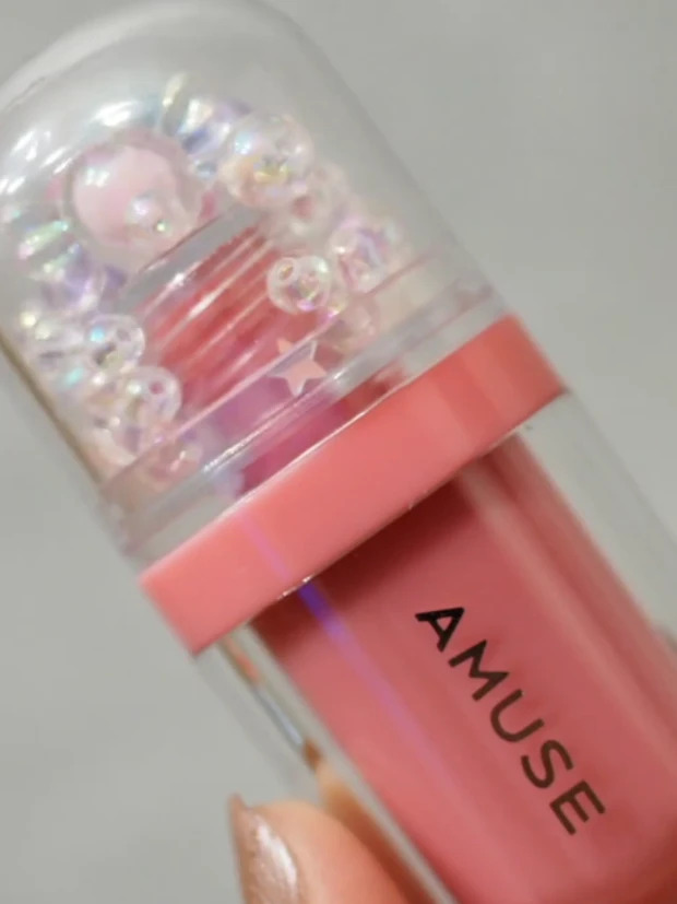 簡単可愛い！AMUSE ジェルフィットティントでリップデコしてみた♡_7