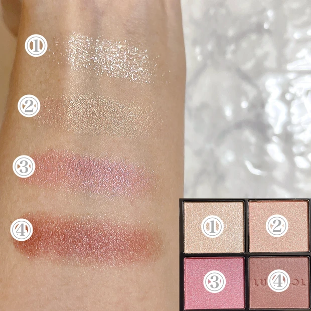 【ルナソル ホリデー アイシャドウ】イエベ春におすすめ！限定色のEX13をスウォッチ&レビュー！_2_1