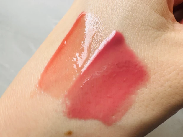 muiceのちゅるリップランパーのスウォッチ