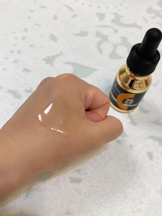 オバジC25セラム NEOのテクスチャー①