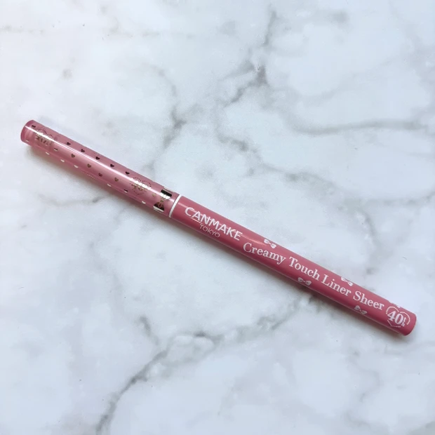 キャンメイク クリーミータッチライナー シアー 40th トゥルーレッド のパッケージ
