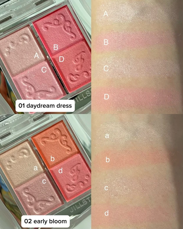 ジルスチュアート　クチュール ミックスブラッシュ コンパクト 01、02