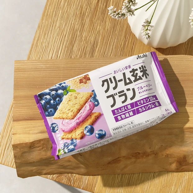 クリーム玄米ブラン(ブルーベリー) アサヒグループ食品