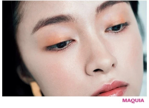 イガリシノブさんの最新オレンジメイク_HOW TO MAKEUP