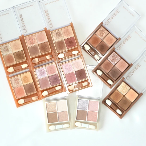 セザンヌ ペールトーンアイシャドウ ベージュトーンアイシャドウ ビタートーンアイシャドウ