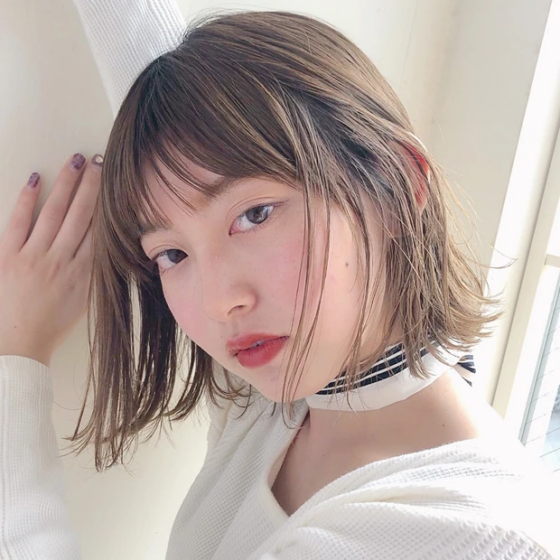 ナチュラル可愛いシースルーボブで、今すぐ夏を先取り