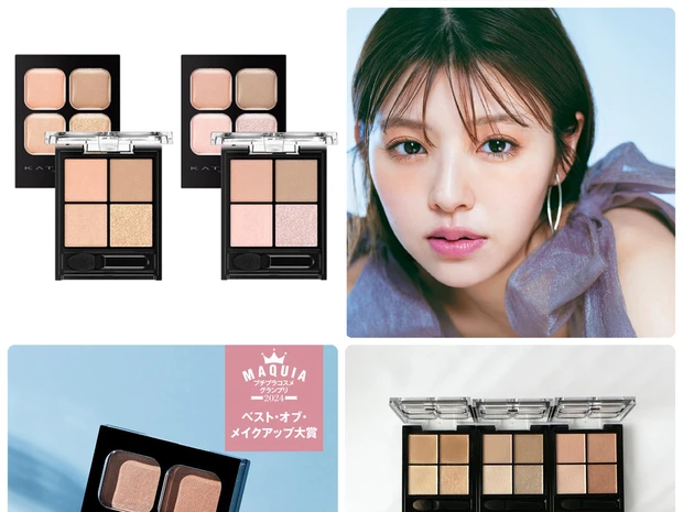 大人気！KATE（ケイト） ポッピングシルエットシャドウをブルべ・イエベ別に全色スウォッチ